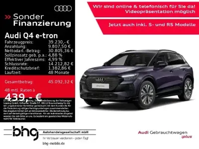 Gebraucht Audi Q4 e-tron Ambiente 150 kW (204 PS) 2025 Violett SUV