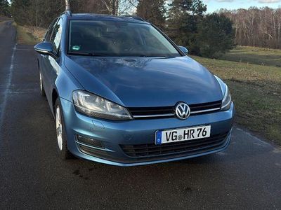 Gebraucht VW Golf VII Comfortline 122 PS (89 kW) 2013 Blau Kombi