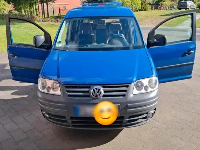 Usata VW Caddy 105 CV (77 kW) 2006 Blu Monovolume