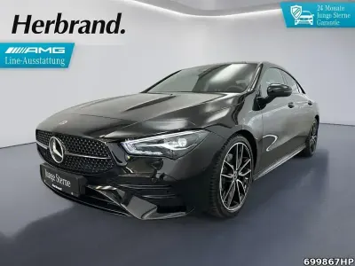 Gebraucht Mercedes CLA200 AMG 163 PS (119 kW) 2025 Kosmosschwarz metallic Coupé