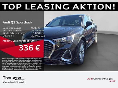 Gebraucht Audi Q3 Sportback S-Line 150 PS (110 kW) 2025 Schwarz SUV