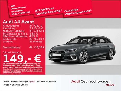 Gebraucht Audi A4 S-Line 204 PS (150 kW) 2024 Daytonagrau perleffekt Kombi