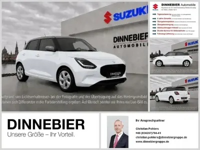 Neu Suzuki Swift Comfort 83 PS (61 kW) 2026 Cool white pearl metallic / mi Kleinwagen
