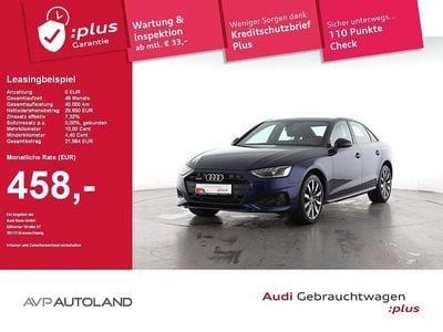 Blau Gebraucht 2022 Audi A4 Advanced Limousine | 28.330 € (Fairer Preis)