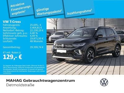 Gebraucht VW T-Cross IQ Drive 150 PS (110 kW) 2025 Schwarz SUV