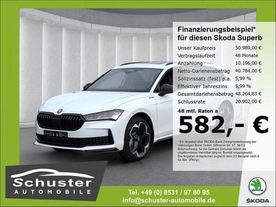 Neu Skoda Superb SportLine 193 PS (141 kW) 2026 Weiss Kombi