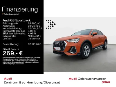 Gebraucht Audi Q3 S-Line 150 PS (110 kW) 2023 Pulsorange SUV