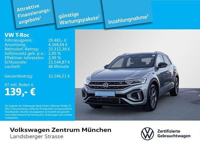 Gebraucht VW T-Roc R-line 150 PS (110 kW) 2025 Silber SUV