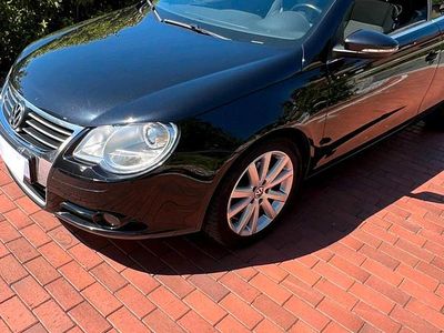 Brugt VW Eos 122 HK (89 kW) 2009 Sort Cabriolet