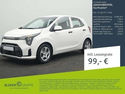 Neu Kia Picanto 68 PS (50 kW) 2026 (ud)clear white Kleinwagen