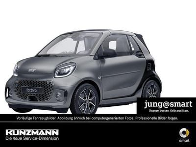 Titangrau matt Gebraucht 2020 Smart ForTwo Electric Drive Passion Exclusive Cabrio | 11.964 € (Fairer Preis)