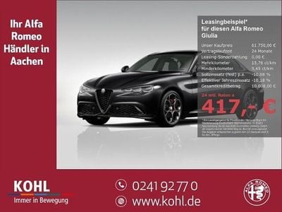 Gebraucht Alfa Romeo Giulia Veloce 280 PS (205 kW) 2024 Schwarz Limousine