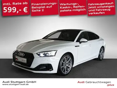 Gebraucht Audi A5 Sportback Advanced Plus 265 PS (194 kW) 2022 Weiß Kleinwagen