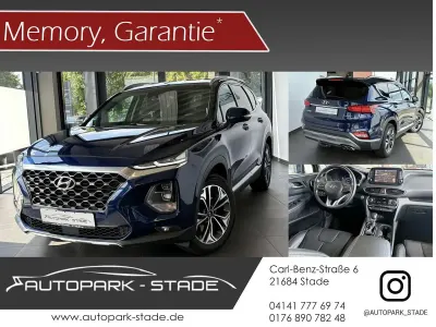 Gebraucht Hyundai Santa Fe Premium 200 PS (147 kW) 2019 Blau SUV