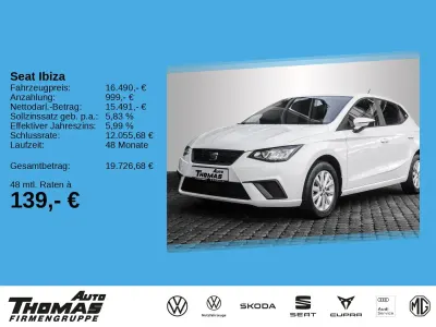 Gebraucht Seat Ibiza Style 116 PS (85 kW) 2024 Weiß Kleinwagen