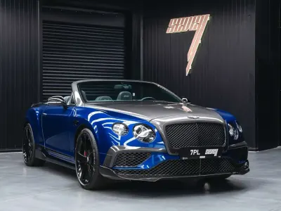 Gebraucht Bentley Continental GT Convertible 625 PS (459 kW) 2017 Blau Cabrio