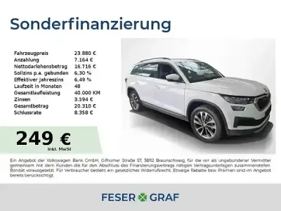 Gebraucht Skoda Kodiaq Tour 150 PS (110 kW) 2023 Weiß SUV