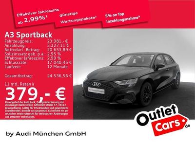 Gebraucht Audi A3 Sportback e-tron 204 PS (150 kW) 2023 Brillantschwarz Kleinwagen