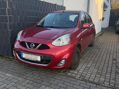 Rot Gebraucht 2013 Nissan Micra Acenta Limousine | 4.999 € (Fairer Preis)