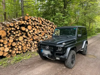 Gebraucht Mercedes G320 211 PS (155 kW) 1995 Schwarz SUV