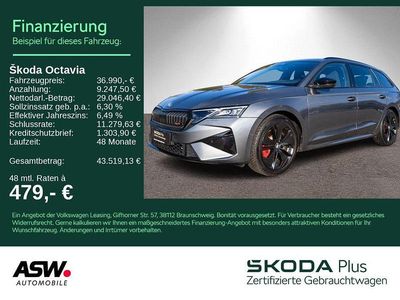 Graphitegrau metallic Gebraucht 2025 Skoda Octavia RS Kombi | 36.990 € (Fairer Preis)