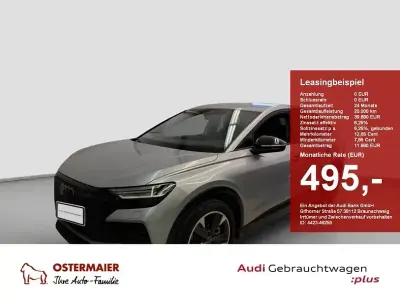 Brugt Audi Q4 Sportback e-tron Ambiente 210 kW (286 HK) 2024 Sølv SUV
