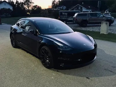 Brugt Tesla Model 3 Performance 377 kW (513 HK) 2021 Sort Sedan