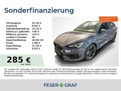 Gebraucht Cupra Leon 150 PS (110 kW) 2024 Graphene grau Kombi
