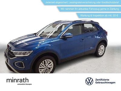 Blau Gebraucht 2024 VW T-Roc Life SUV | 22.480 € (Superpreis)