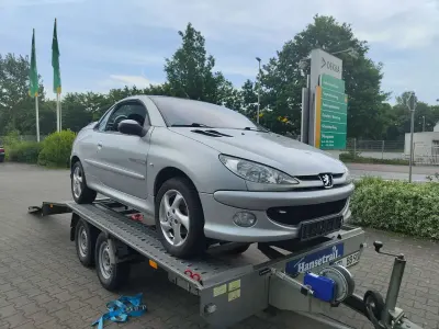 Gebraucht Peugeot 206 CC Quiksilver 109 PS (80 kW) 2005 Silber Cabrio
