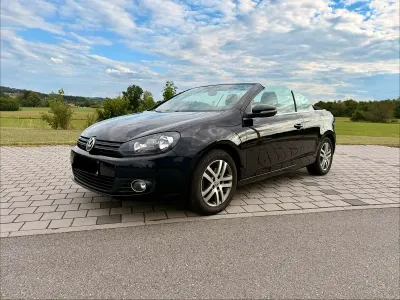 Gebraucht VW Golf Cabriolet 105 PS (77 kW) 2013 Schwarz Cabrio