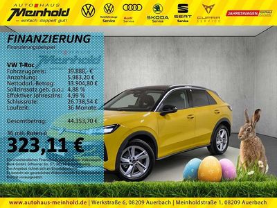 Gebraucht VW T-Roc Style 116 PS (85 kW) 2026 Canary yellow uni schwarz uni SUV