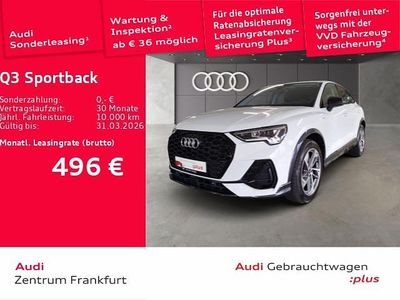 Weiß Gebraucht 2025 Audi Q3 Sportback S-Line SUV | 43.850 € (Fairer Preis)
