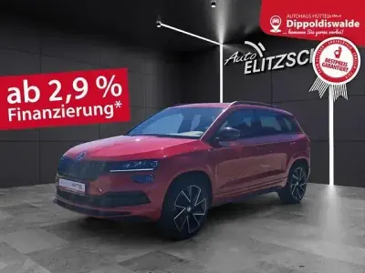 Używany Skoda Karoq SportLine 150 KM (110 kW) 2020 Czerwony SUV