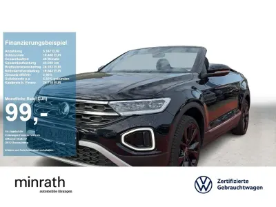 Gebraucht VW T-Roc Cabriolet Style 116 PS (85 kW) 2025 Schwarz Cabrio