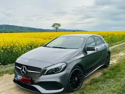 Brugt Mercedes A200 AMG line 136 HK (100 kW) 2016 Sølv Sedan