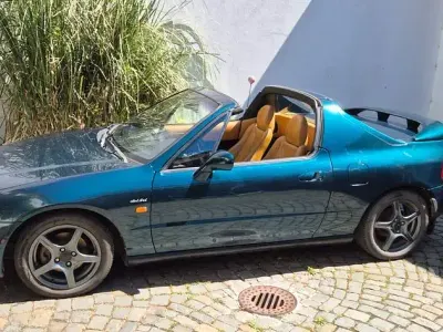 Usata Honda CR-X 125 CV (91 kW) 1996 Verde Cabrio