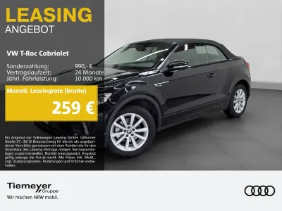 Gebraucht VW T-Roc Cabriolet R-line 150 PS (110 kW) 2025 Schwarz Cabrio