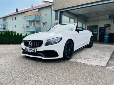 Gebraucht Mercedes C63 AMG AMG 476 PS (350 kW) 2023 Weiß Cabrio