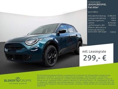 Novo Fiat 600E Sport 114 kW (156 HP) 2026 Verde SUV