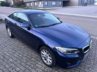 gebraucht BMW 220 d XDrive metallic Tiefseeblau HU bis 02/2026