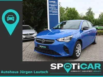 Używany Opel Corsa-e Edition 100 kW (136 KM) 2022 Niebieski Hatchback