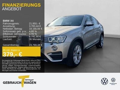 Gebraucht BMW X4 xLine 190 PS (139 kW) 2016 Silber SUV