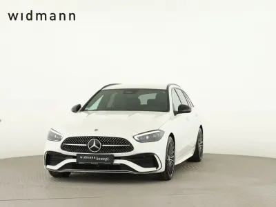 Gebraucht Mercedes C220 AMG 197 PS (144 kW) 2026 Unilack polarweiss Kombi