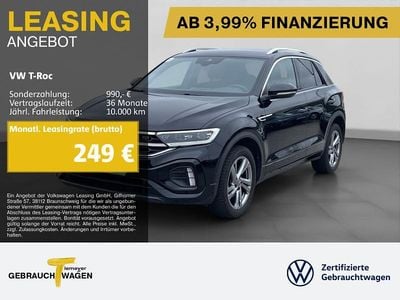 Brugt VW T-Roc R-line 110 HK (80 kW) 2023 Sort SUV