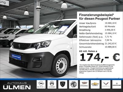 gebraucht Peugeot Partner L2 Premium 1.5 BlueHDi 100 FAP EU6d-T Klimaanlage Park Distance Control