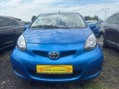 Gebraucht Toyota Aygo City 68 PS (50 kW) 2010 Dolphinblau metallic Kleinwagen