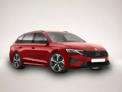 Neu Skoda Octavia RS 265 PS (194 kW) 2025 Rot Kombi