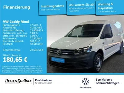 Gebraucht VW Caddy Maxi 131 PS (96 kW) 2021 Weiß Van / Kleinbus