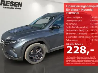 Gebraucht Hyundai Tucson Advantage 150 PS (110 kW) 2024 Schwarz SUV